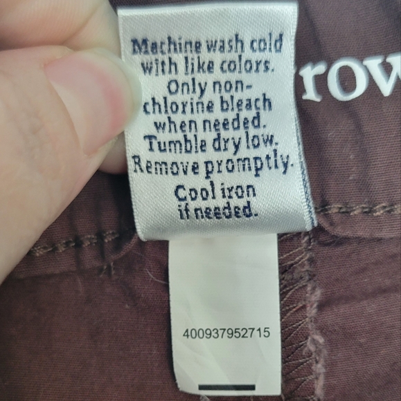 Croft & Barrow Brown Classic Fit Skort - Picture 4 of 6